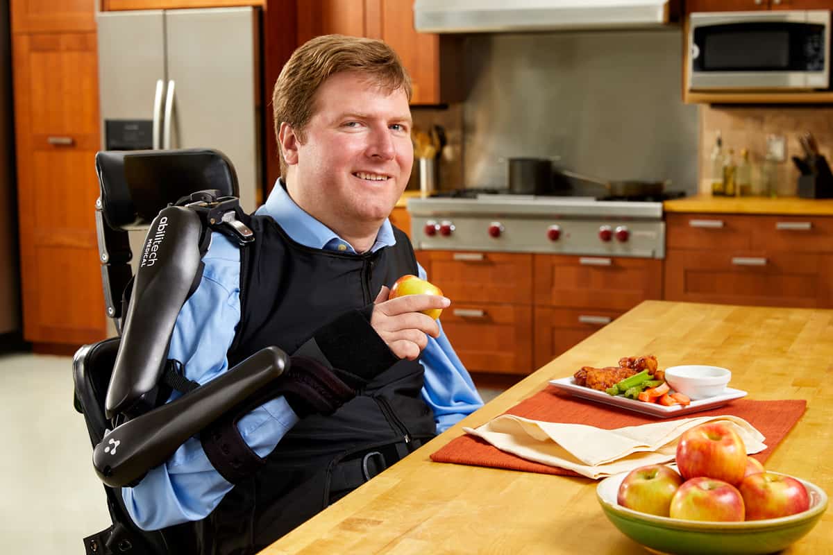 Rob Wudlick’s experience as an engineer and a quad helped to make the Assist both comfortable and useful.