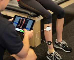 The minimalist design allows Adapt to more easily integrate e-stim into activity-based therapy sessions.
