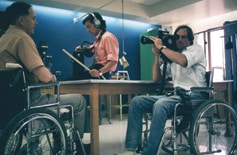Back behind the camera, Barry made groundbreaking disability lifestyle films.