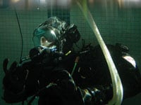 Vent users can scuba dive with a little ingenuity.