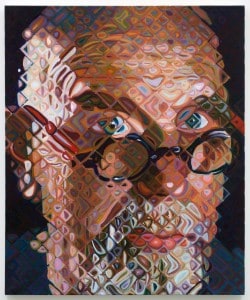 Chuck Close self-portrait