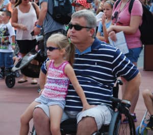 David C. Cooper enjoys seeing Disney World through the eyes of his 5-year-old granddaughter, Sofia.