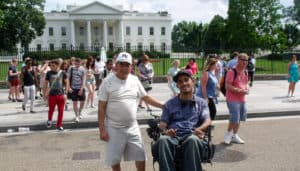 During the worst days of the pandemic, Fausto commuted to work for Hernandez — until the day he couldn’t. Here they explore Washington, D.C., during happier times.