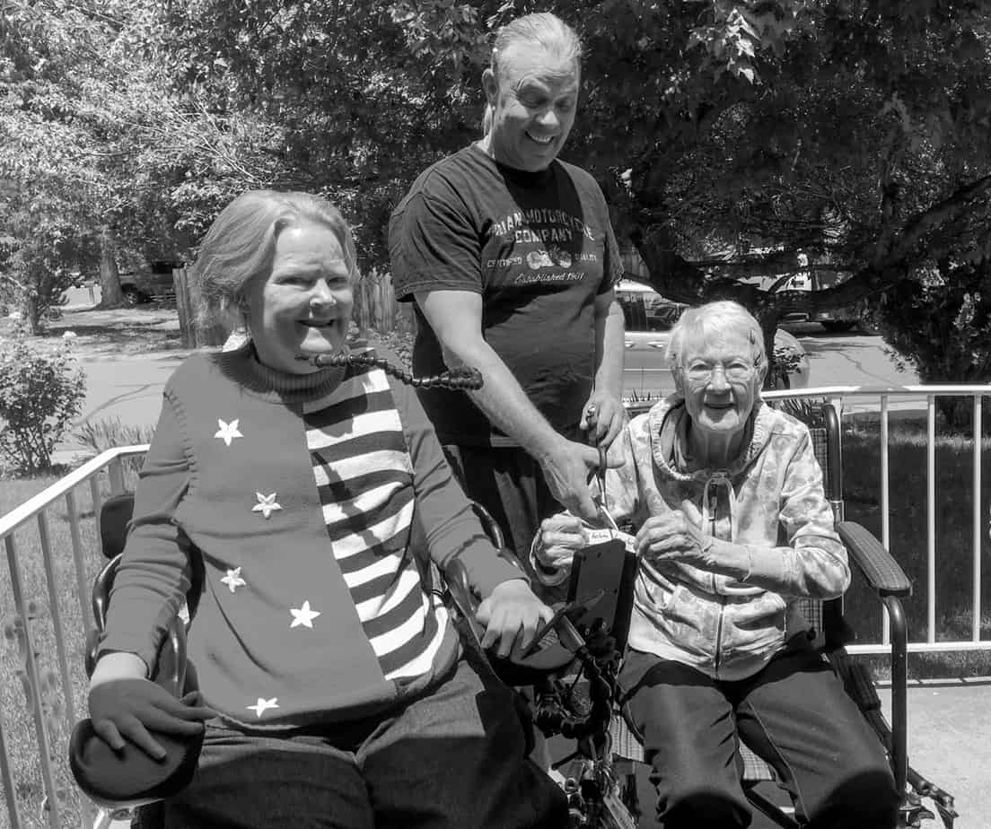 Janette Lawler is strong for her mom, as her mom has been for her.