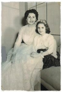 To Brenda Serotte's family and friends, Brenda's polio was something shameful. In this wedding photo, the bride's skirt covers Brenda's legs to conceal her braces.