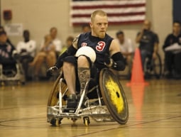 Mark Zupan, the central figure of Murderball, brings aggression and intensity to both the sport and the film.