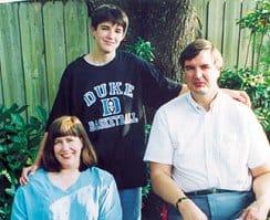 Vickie and Karl Beck with son Michael