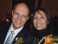 Minna Hong with second husband, Wayne Ware.