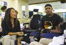 As a peer support coordinator at the Shepherd Center in Atlanta, Hong has an easy rapport with those new to disability. "I like for them to see me as a friendly face," she says.