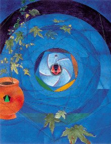 Origens Mediate, 1.3, 1991, acrylic on paper, 32 x 25 inches