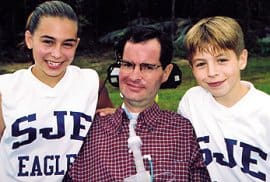 Despite divorce and advancement of his ALS, Jayne remains very involved in the lives of his children. Says close friend Debbie Weiher, "He helps them with their homework, normal dad stuff."