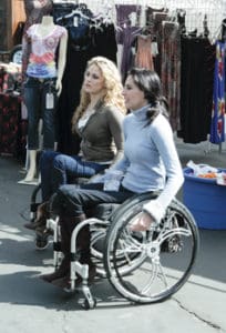 Mia says she never thought she’d hang out with other women who use wheelchairs since she felt it would attract too much negative attention.