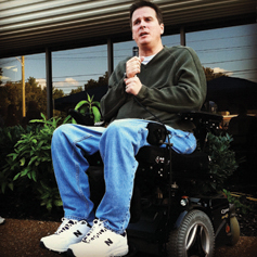 POY5 Jernigan has developed a reputation for being easy to work with, but tough. A tagline from one of Jernigan’s television commercials was, “I may be in a wheelchair, but no one pushes me around!”