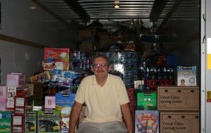 Portlight Strategies CEO Paul Timmons delivering supplies to an emergency zone.
