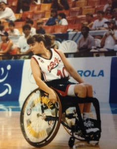 Renee Tyree took a year off from managing a pharmacy in 1996 to participate in the Atlanta Paralympics.