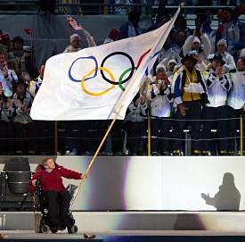 Sullivan's Olympic flag-waving prowess drew letters from around the world.