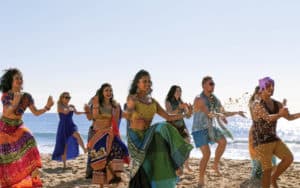 Manly Beach is a favorite destination for locals as well as tourists, and is also a great place for festivals, such as this one celebrating India. There are beach wheelchairs available for when you’re tired of watching the dancers and would like to swim.