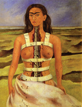 The Broken Column by Frida Kahlo was painted during a time when she endured many surgeries.