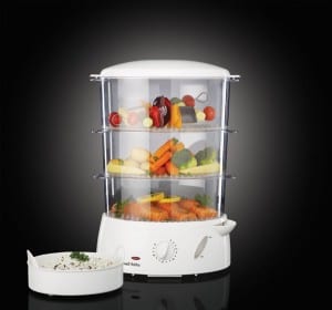 Three-level-food-steamer