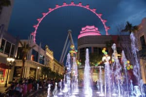 The High Roller is the highest observation wheel in the world, and its cabins are all wheelchair-accessible.