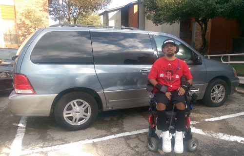 “This van was a blessing,” says the Reyes family.