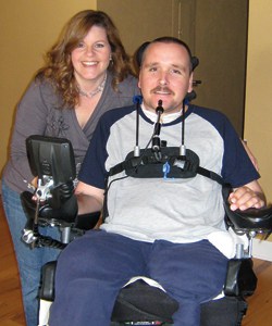 Vets_10 Pete says Diana was with him every day he was in rehab.