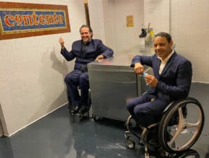 Yannick Benjamin and George Gallego planned for a spring opening of their full-service, wheelchair-friendly restaurant. Eight months into the pandemic, it looks like they will soon be able to open for takeout and delivery.