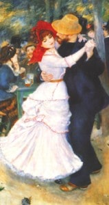 Pierre-Auguste Renoir, Dance at Bougival, 1883. Oil on canvas.
