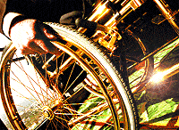 "The ride's no better," says Flynt of his $12,000 gold wheelchair.