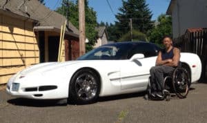 Jemal Mfundshi’s ’98 Corvette is his second collector-quality car.