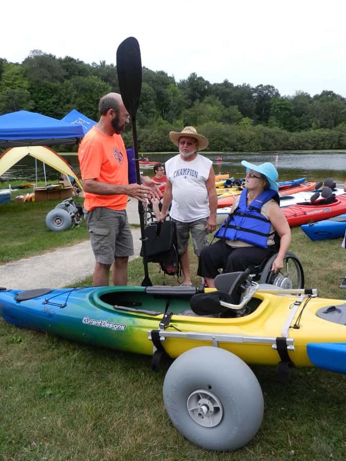 The Madison chapter believes in the transformative powers of adaptive kayaking.