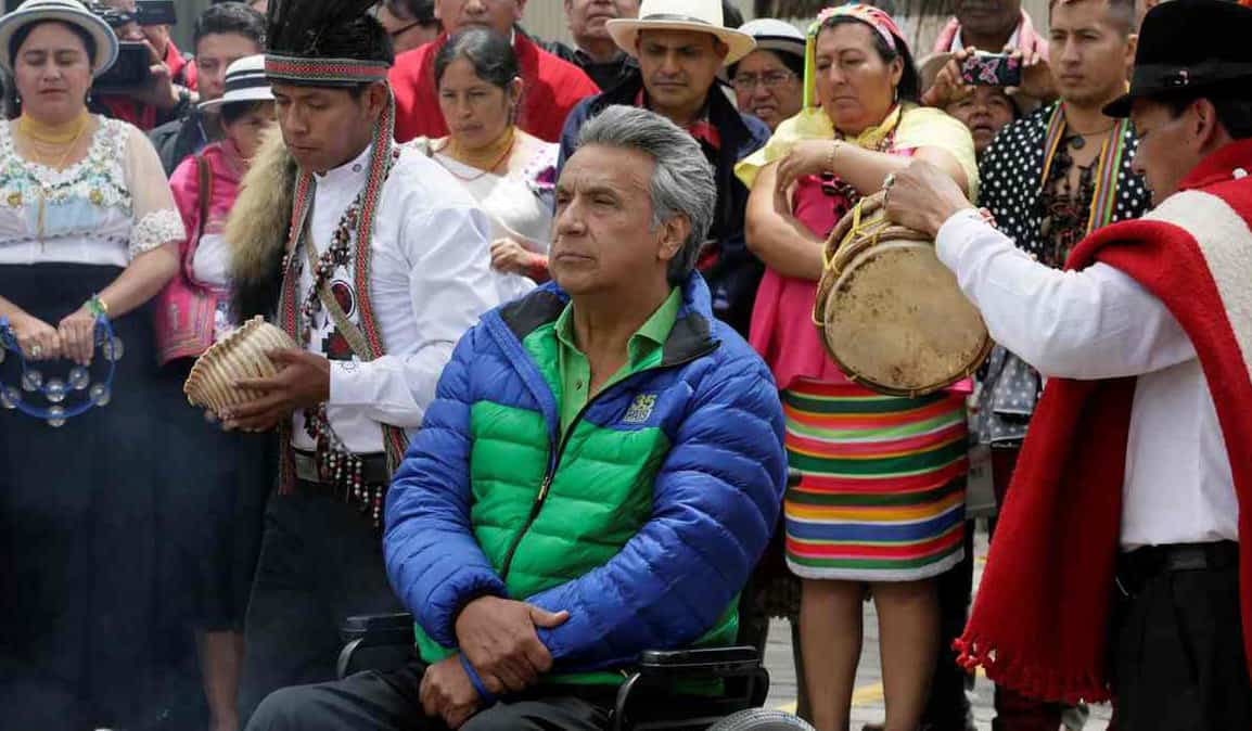 Born in a remote Amazon jungle village, Lenín Moreno is a man of the people.