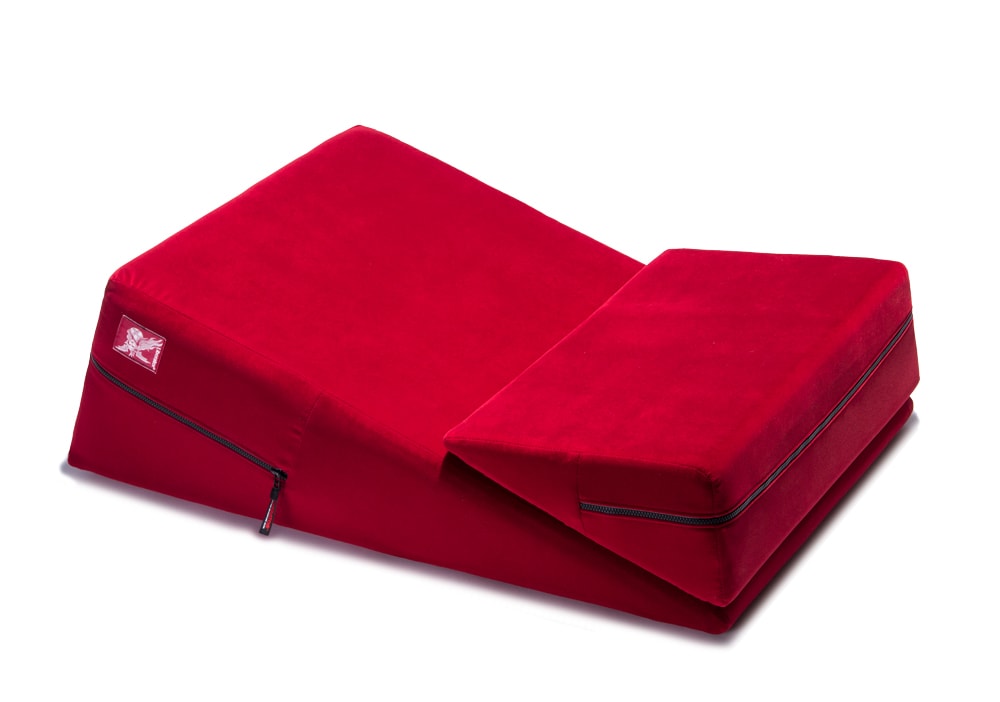 red wedge and ramp cushions for positioning