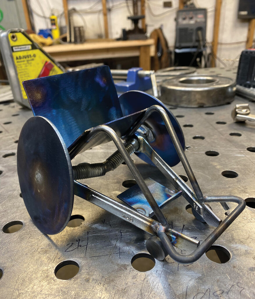 weld of rugby chair